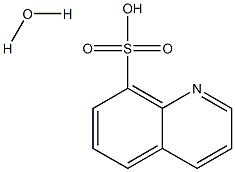 8-Quinolinesulfonic  acid,  hydrate  (6CI) Struktur