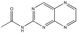 Pteridine,  2-acetamido-  (5CI) Struktur