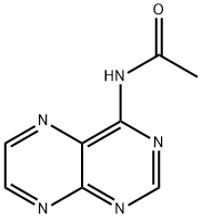 Pteridine,  4-acetamido-  (5CI) Struktur