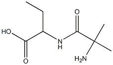 Butyric  acid,  -alpha--(-alpha--aminoisobutyrylamino)-  (3CI) Struktur