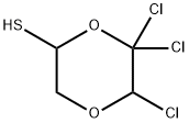 p-Dioxane-2-thiol,  5,6,6-trichloro-  (6CI) Struktur