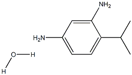 m-Phenylenediamine,  4-isopropyl-,  hydrate  (5CI) Struktur