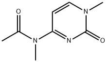 Cytosine,  N-acetyl-N,1-dimethyl-  (5CI) Struktur