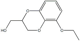 1,4-Benzodioxan-2-carbinol,  5-ethoxy-  (3CI) Struktur