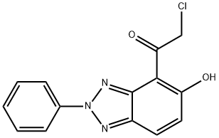 2,1,3-Benzotriazol-5-ol,  4-chloroacetyl-2-phenyl-  (3CI) Struktur