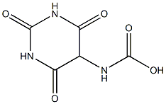 5-Pyrimidinecarbamic  acid,  hexahydro-2,4,6-triketo-  (1CI) Struktur