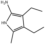 Pyrrole,  2-amino-3,4-diethyl-5-methyl-  (4CI) Struktur