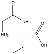 Butyric  acid,  -alpha--(glycylamino)--alpha--methyl-  (1CI) Struktur