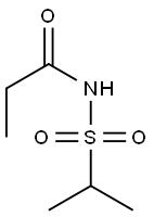 Propionamide,  N-(isopropylsulfonyl)-  (5CI) Struktur