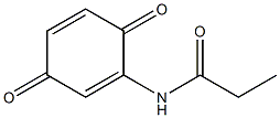 Propionamide,  N-p-benzoquinonyl-  (5CI) Struktur