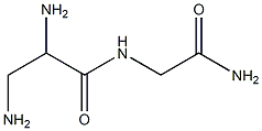 Propionamide,  2,3-diamino-N-(carbamoylmethyl)-,  DL-  (5CI) Struktur