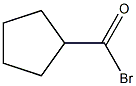 Cyclopentanecarbonyl bromide (6CI) Struktur