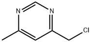 Pyrimidine, 4-(chloromethyl)-6-methyl- (6CI) Struktur