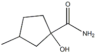 Cyclopentanecarboxamide, 1-hydroxy-3-methyl- (6CI) Struktur