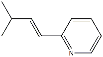 Pyridine, 2-(3-methyl-1-butenyl)- (6CI) Struktur