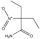 Butyramide,  2-ethyl-2-nitro-  (6CI) Struktur