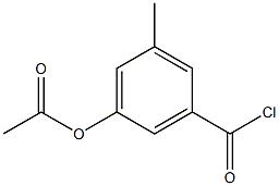 3,5-Cresotoyl chloride, acetate (6CI) Struktur