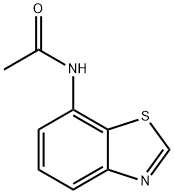 Benzothiazole, 7-acetamido- (6CI) Struktur