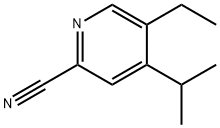 Picolinonitrile, 5-ethyl-4-isopropyl- (6CI) Struktur