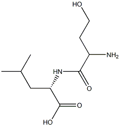 Leucine,  N-(2-amino-4-hydroxybutyryl)-  (6CI) Struktur