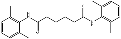 N~1~,N~6~-bis(2,6-dimethylphenyl)hexanediamide Struktur