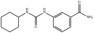 3-{[(cyclohexylamino)carbonyl]amino}benzamide Struktur