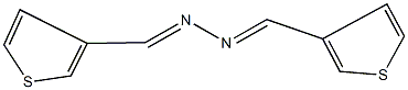 thiophene-3-carbaldehyde (thien-3-ylmethylene)hydrazone Struktur