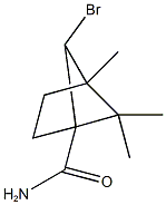 6-bromo-4,5,5-trimethylbicyclo[2.1.1]hexane-1-carboxamide Struktur