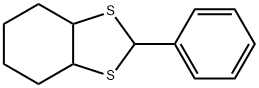 2-phenylhexahydro-1,3-benzodithiole Struktur