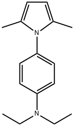 4-(2,5-dimethyl-1H-pyrrol-1-yl)-N,N-diethylaniline Struktur