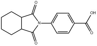 4-(1,3-dioxooctahydro-2H-isoindol-2-yl)benzoic acid Struktur