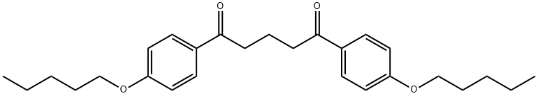 1,5-bis[4-(pentyloxy)phenyl]pentane-1,5-dione Struktur