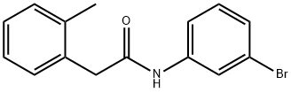 N-(3-bromophenyl)-2-(2-methylphenyl)acetamide Struktur