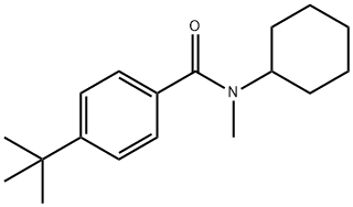 4-(tert-butyl)-N-cyclohexyl-N-methylbenzamide Struktur