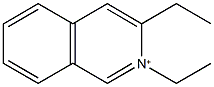 2,3-diethylisoquinolinium Struktur