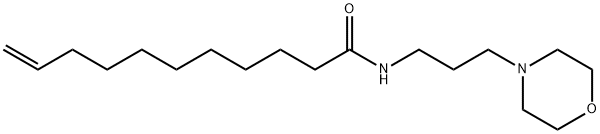 N-[3-(4-morpholinyl)propyl]-10-undecenamide Struktur