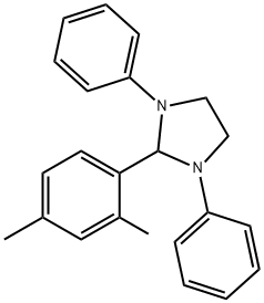 2-(2,4-dimethylphenyl)-1,3-diphenylimidazolidine Struktur