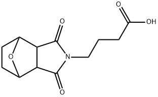 4-(3,5-dioxo-10-oxa-4-azatricyclo[5.2.1.0~2,6~]dec-4-yl)butanoic acid Struktur