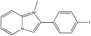 2-(4-iodophenyl)-1-methylimidazo[1,2-a]pyridin-1-ium Struktur