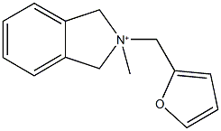 2-(2-furylmethyl)-2-methyl-2,3-dihydro-1H-isoindolium Struktur