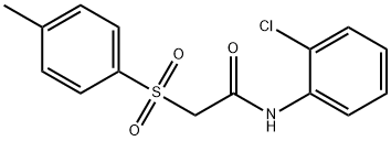 N-(2-chlorophenyl)-2-[(4-methylphenyl)sulfonyl]acetamide Struktur