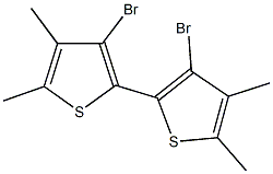 3,3'-dibromo-4,4',5,5'-tetramethyl-2,2'-bithiophene Struktur