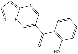 (2-hydroxyphenyl)(pyrazolo[1,5-a]pyrimidin-6-yl)methanone Struktur