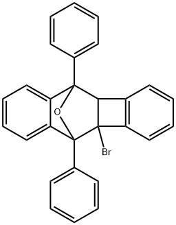 2-bromo-1,10-diphenyl-17-oxapentacyclo[8.6.1.0~2,9~.0~3,8~.0~11,16~]heptadeca-3,5,7,11,13,15-hexaene Struktur