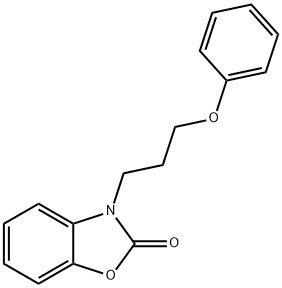 3-(3-phenoxypropyl)-1,3-benzoxazol-2(3H)-one Struktur