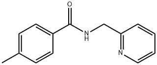 4-methyl-N-(2-pyridinylmethyl)benzamide Struktur