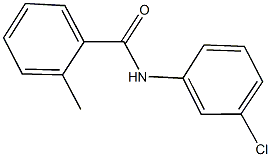 N-(3-chlorophenyl)-2-methylbenzamide Struktur