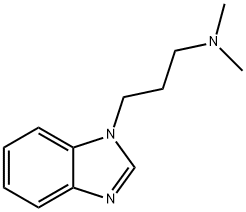 3-(1H-benzimidazol-1-yl)-N,N-dimethylpropan-1-amine Struktur