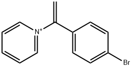 1-[1-(4-bromophenyl)vinyl]pyridinium Struktur