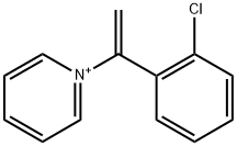 1-[1-(2-chlorophenyl)vinyl]pyridinium Struktur